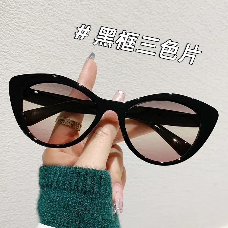 New in Fashion Cool Sunglasses for Women Luxury Brand Anti Strong Light Vintage Cat Eyes Sun Glasses Ladies  UV400