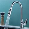 Rotatable Multifunctional Kitchen Faucet with Splash-Proof Bubbler and Universal Booster Extender