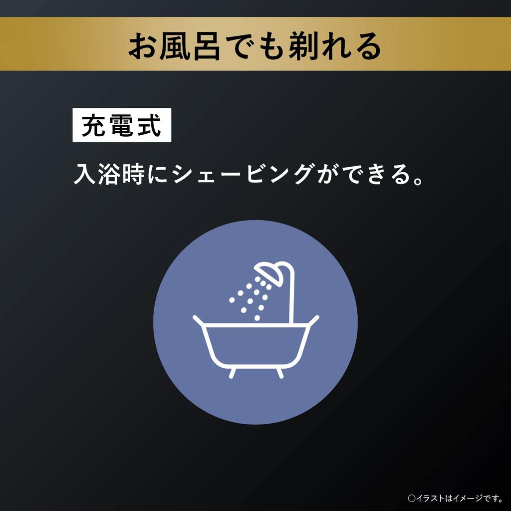 Panasonic Ram Dash PRO Shaver 6 Blades Fully Automatic Cleaning Charging Case Included Bath Shaving Craft Black Men's Charger/USB ES-LS9CX-K