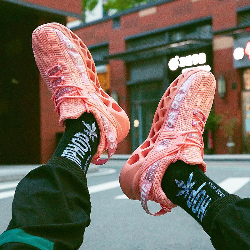 Мужские летающие тканые легкие, дышащие и удобные кроссовки, женские модные кроссовки, женская обувь большого размера