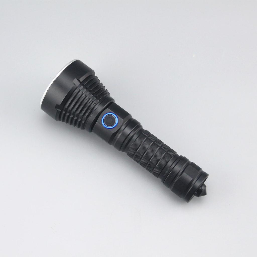 511 Cross-Border High-Brightness Long-Range Flashlight with Power Bank, Window Breaker, Power Display, and Fixed Focus