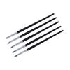 5pcs Flexible Silicone Wax Clay Sculpting Carving Pottery Making Tool Pen With Wood Handles