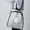 [Moomin] [Moomin] knit marche bag tote bag RMKC-01 Ivory