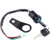 1 Set Motorcycle Ignition Switch Lock Key With Bracket For 50cc 90cc 110cc 150cc For Kazuma For Tank For Honda Motorcycle Parts