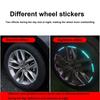 Наклейки на колеса для автомобильных дисков Наклейки на автомобиль Светоотражающие наклейки на колеса 40/20 шт Наклейки на диски Наклейки на колеса Водонепроницаемые полоски Наклейки на автомобиль