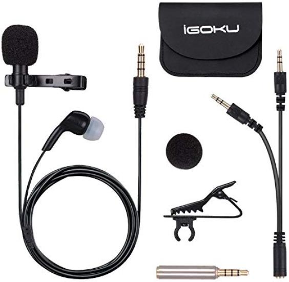 IGOKU Clip Внешний штыревой наушник всенаправленный микрофон для совместимости с удаленным адаптером преобразования производительности в комплекте микрофон, микрофон,