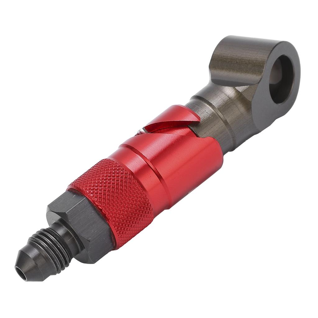 Быстроразъемное соединение тормозной магистрали, изогнутый универсальный адаптер для шланга масла и топлива, красный