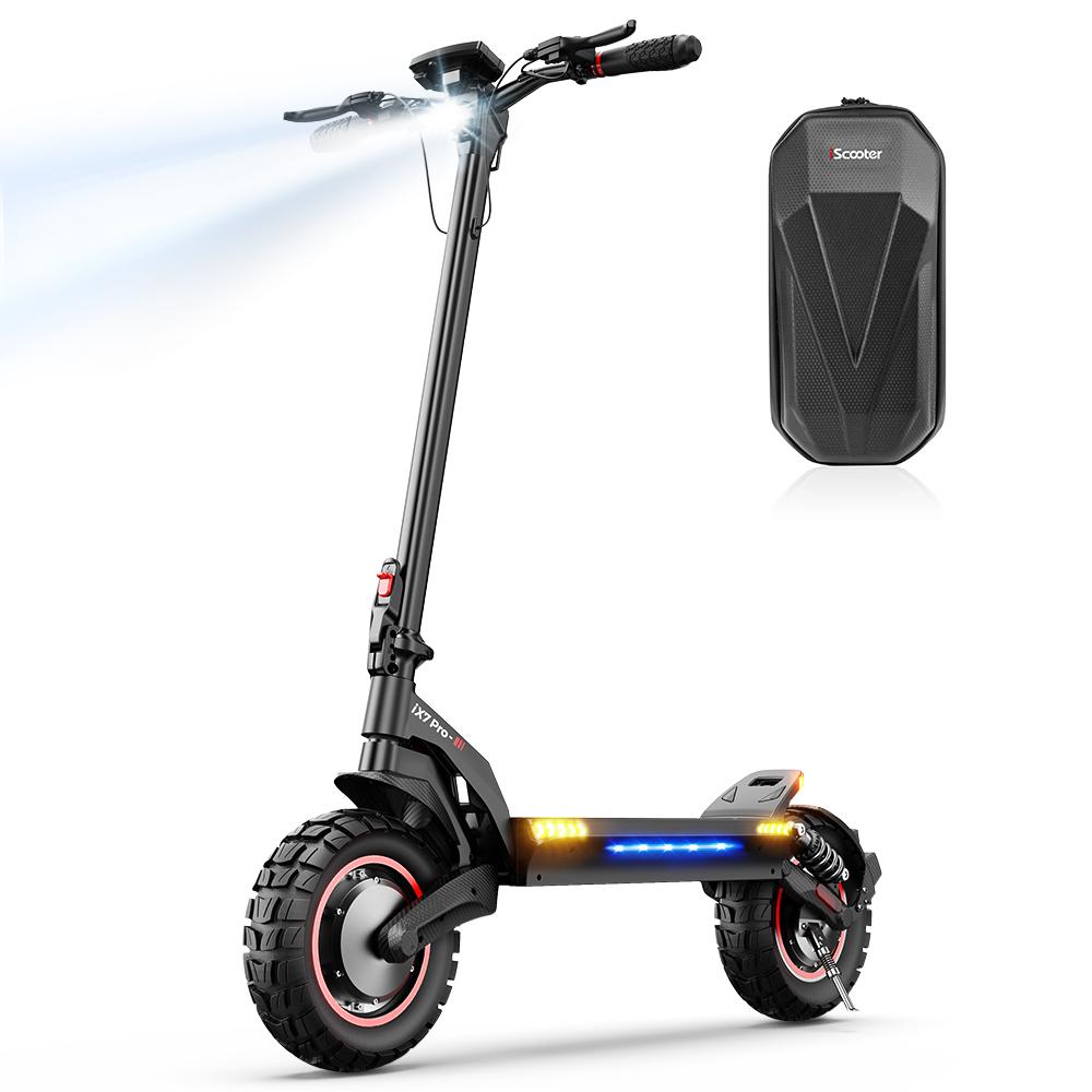 iScooter iX7 PRO All-Terrain  Adult Folding Electric Scooter 1000W*2 Dual Motor 48V17.5Ah Battery 10 Inch Tire Urban Commuting E-Scooter