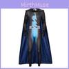 Megamind Cosplay Halloween Jumpsuit Cloak Set Performance Costume For Adult