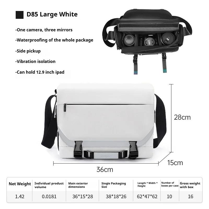 Трендовая крутая наплечная сумка-кроссбоди для камеры, высококачественная сумка для микрозеркальной камеры, водонепроницаемая профессиональная сумка для фотографии