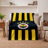 Fenerbahce SK Soft Warm Flannel Blankets Comfortable Blanket for Home Decoration Gifting