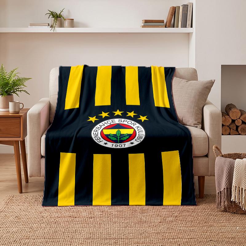 Fenerbahce SK Soft Warm Flannel Blankets Comfortable Blanket for Home Decoration Gifting