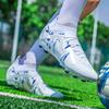 Men's High-top Football Shoes Long Spikes Sports Football Boots Large Size Youth Children's Football Boots