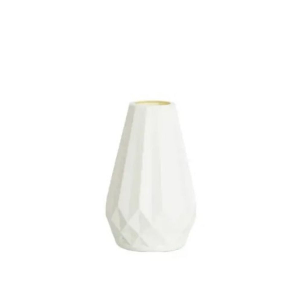 Durable Creative Shaped Flower Pot Nordic Style Vase Ornaments Modern Plastic Flower Vase  Desktop