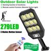 279LED Solar Street Light LED Lamp Outdoor Waterproof Wall Lamp Remote Light For Park Street Road Hotel Bridge Outdoor