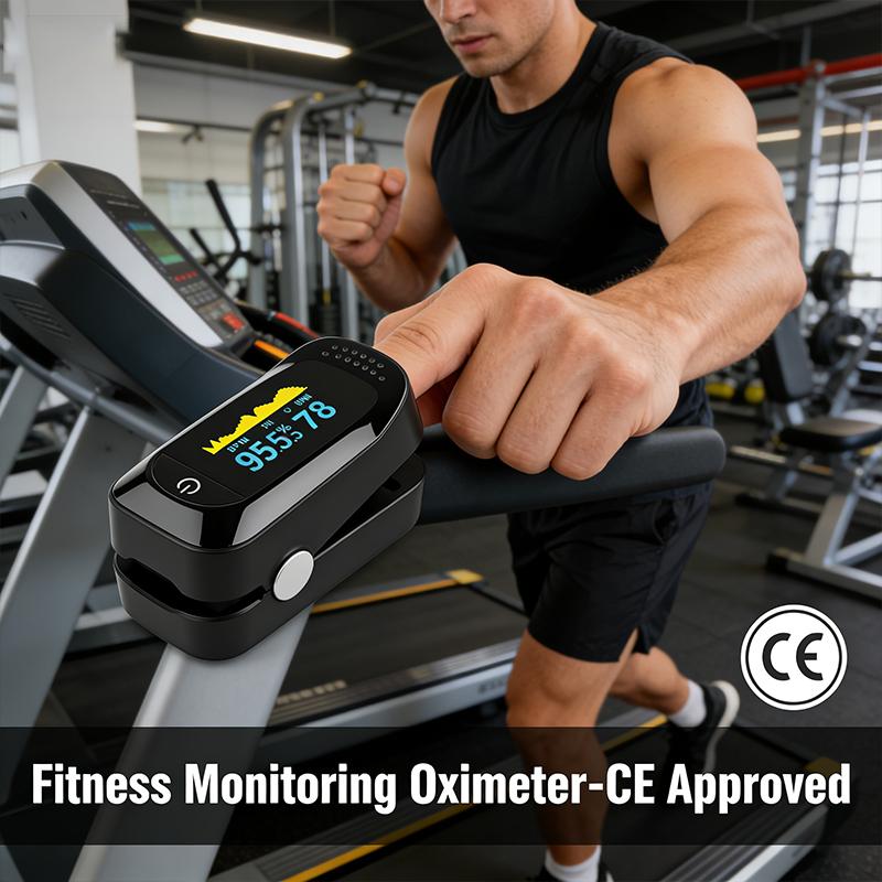 Medical-Grade Finger Pulse Oximeter - Hospital Same Model Blood Oxygen & Heart Rate Monitor