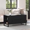 Coffee Table Black Oak Effect 102 x 44.5 x 50 cm
