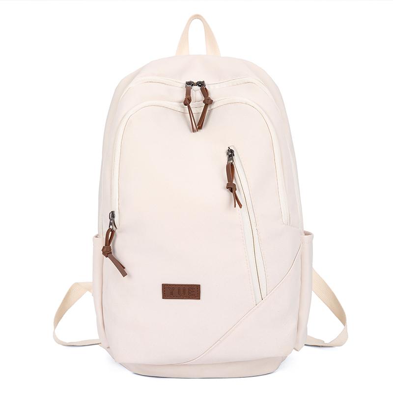 Neutral Style Backpack For Men And Women, Suitable For Students For School And Travel. Made Of Denim Material.