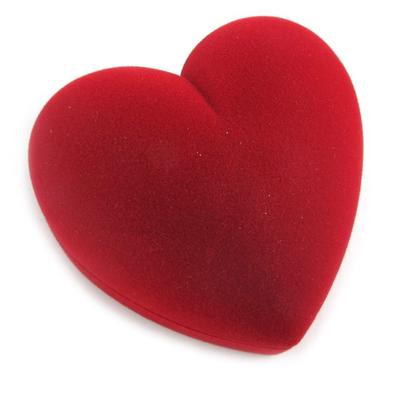 [L1474] - Коробка для колец 'Coeur Volupté', красная - 6x6x4 см