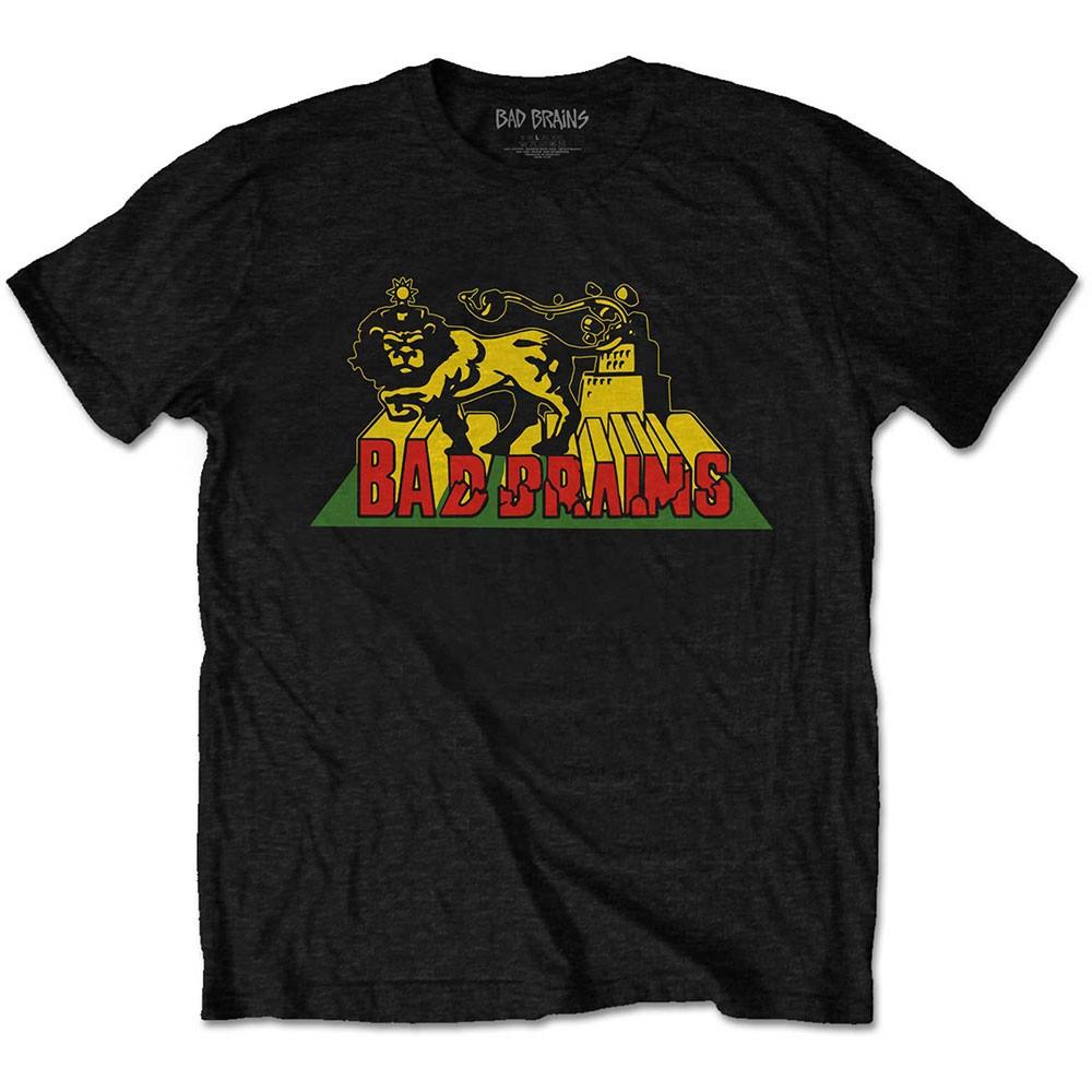 Мужская футболка Bad Brains Lion Crush X Черная