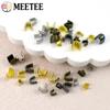 50/100 г Meetee 3# 5# 8# 10# U-образный стопор для молний для металлических нейлоновых смоляных молний, для сумок, одежды, нескользящий стопор, аксессуар для ремонта