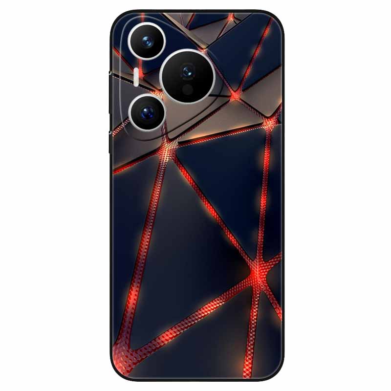 Чехол для Huawei Pura 70 / Pura70 Pro Мягкий Силикон Модный Мраморный Ударопрочный Чехол для Huawei Pura 70 Ultra P 70 Pro+ TPU Чехол