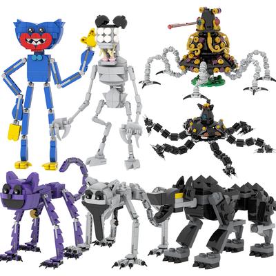 20СМ 7ШТ MOOXI Разнообразие Игровых Персонажей Маки DIY Диорама Сборная Модель Набор Для Взрослых Конструктор Детские Игрушки MOC Кирпичики Подарки
