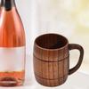 Пивная кружка в форме бочки, многофункциональная минималистская классическая чашка для чая, деревянная чашка для кофе