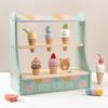 Simulated Ice Cream Shop Toy For Children With Wooden Food Accessories And Role Play Scenario