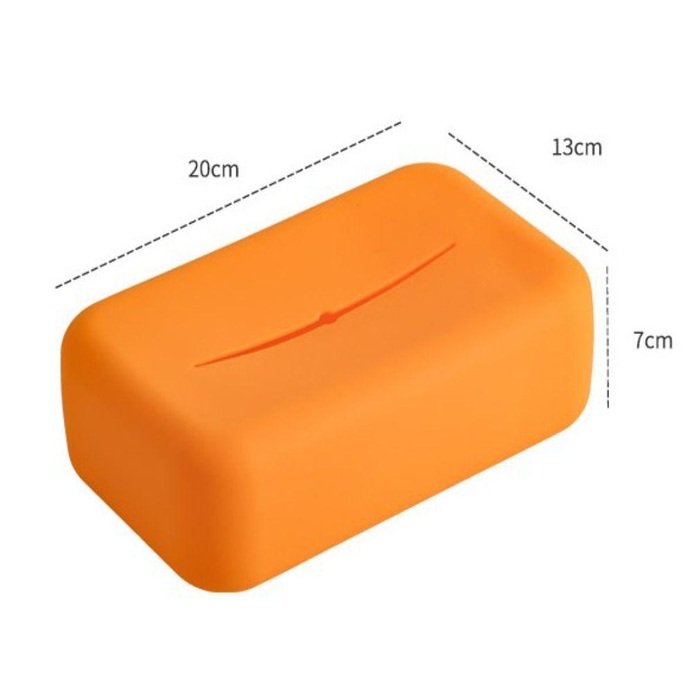 Simple Style Tissue Storage Holder Portable Paper Storage Box High Quality Silicone Tissue Box