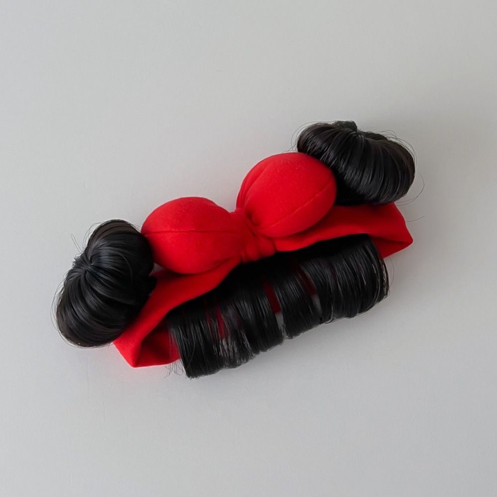 Милые детские резинки для волос парик хлопковые челки шиньоны повязка на голову детский накладной волос реквизит для фотосъемки