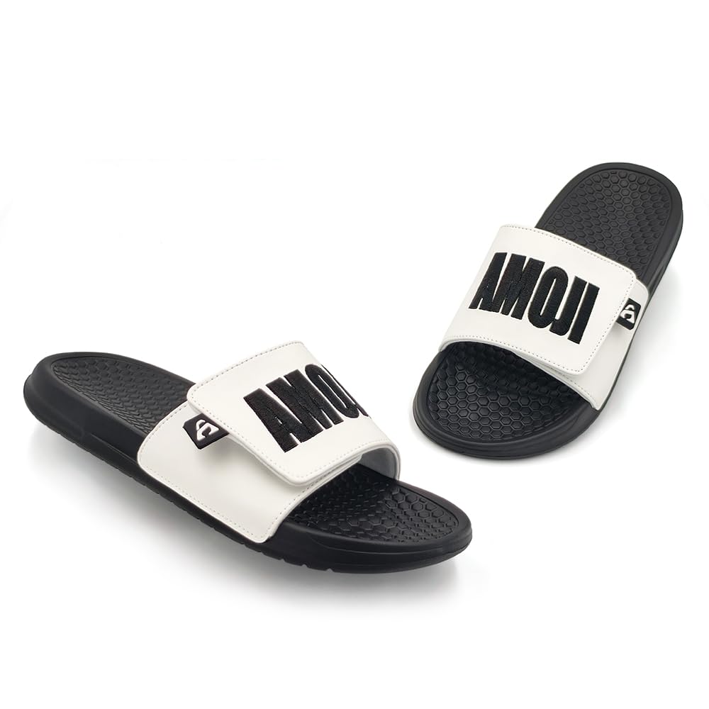 Amozi Shower Slide Veranda Sports Magic Beach Velcro Sports Room Summer Indoor and Outdoor Size Men's Sandals, Women's Slippers, Sandals, Sandals,