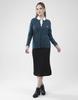 MONTE CARLO Женский кардиган с круглым вырезом и длинными рукавами