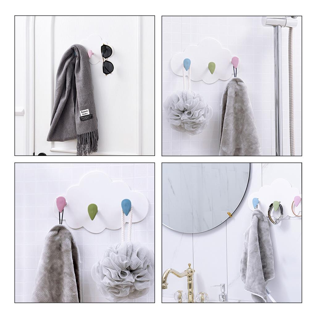 Крючки Cloud Seamless Dish Drying Hanging Multi-Purpose Self-adhesive No Drilling ple Style Kitchen Supplies Accessories