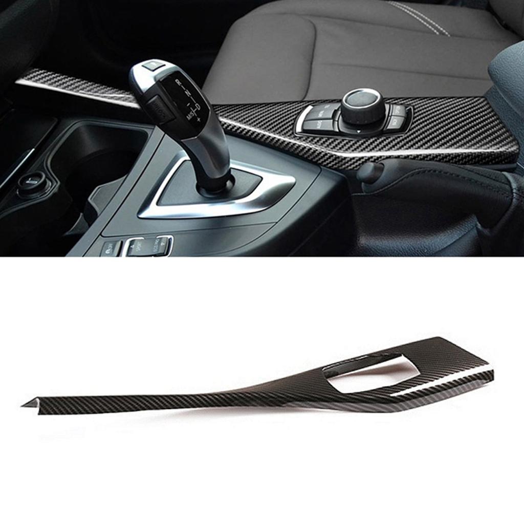 Central Control Multimedia Button Panel Frame Cover for 1 Series F20 F21 116I 118I 2 Series F22 F23 Carbon Fiber Sticker