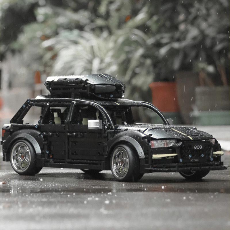 2896PCS Technical 1:10 RS6 Station Wagon Travel Sport Car Building Blocks Assemble Vehicle Bricks Toys Gifts For Boy Friend