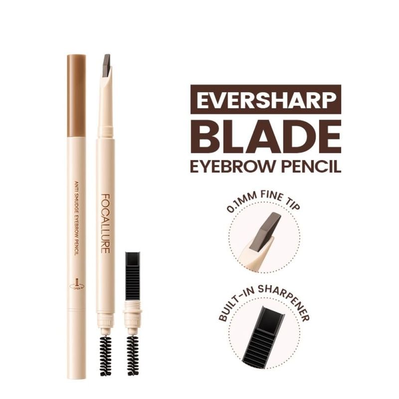 FOCALLURE - Карандаш для бровей против смазывания - 3 цвета