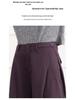 Women's Purple Prune Casual Harem Pants, 2025 Spring/Autumn High-Waisted Slimming Banana-Style Loose Pants