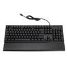 RGB игровая клавиатура с подставкой для запястий Универсальная светодиодная подсветка 104 клавиши Синие переключатели USB проводная компьютерная механическая клавиатура для