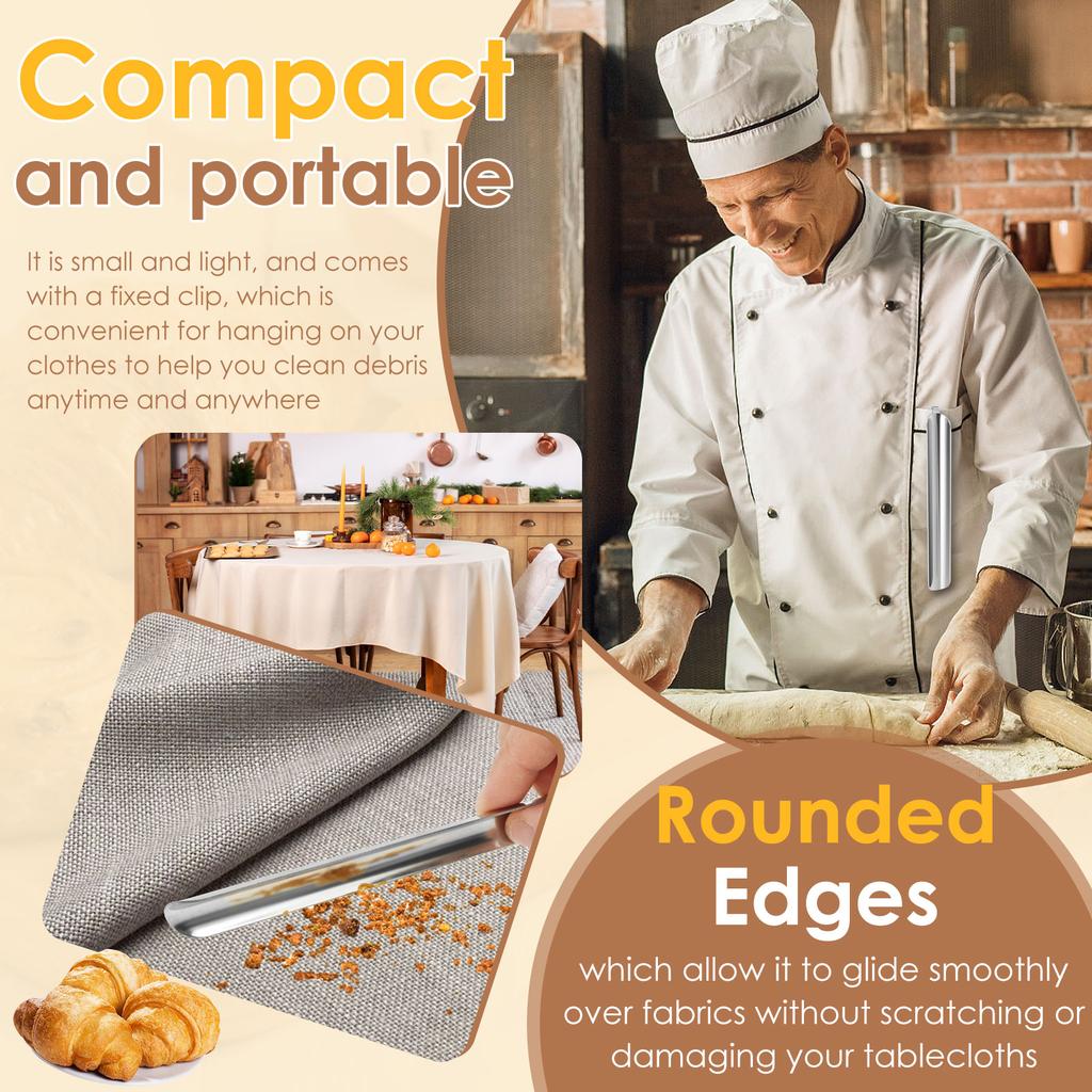 4 шт. Скребки для крошек из нержавеющей стали, Подметалка для крошек со стола, Сборник крошек для кухонной столешницы, Скребок для очистки