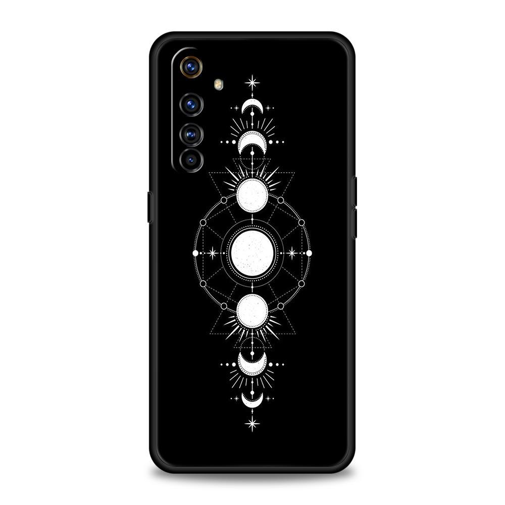 Чехол для телефона с рисунком 'Планета и звездное небо' Для Realme 12 11 10 9 8 5G 7 6 GT5 GT3 GT2 Pro Plus C21 C11 C25 C35 GT Neo 2 3 3T 5