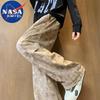 Мужские повседневные брюки NASA MARVEL с широкими штанинами и окрашиванием тай-дай