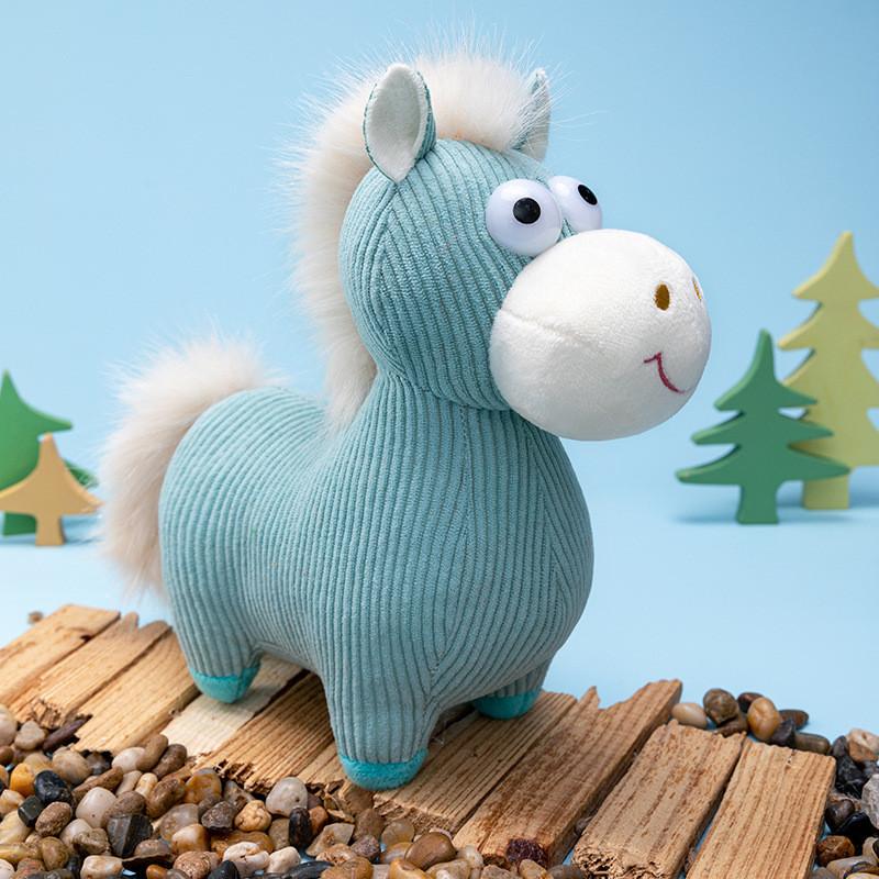 Year Of The Horse Animal Plush Doll With Cartoon Design For Festive Gifts And Room Decor