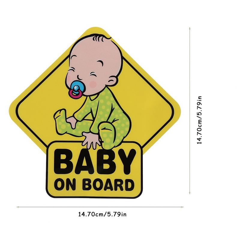 Милые мультяшные цветные графические наклейки на автомобиль, светоотражающий ПВХ, внешние аксессуары для украшения автомобиля