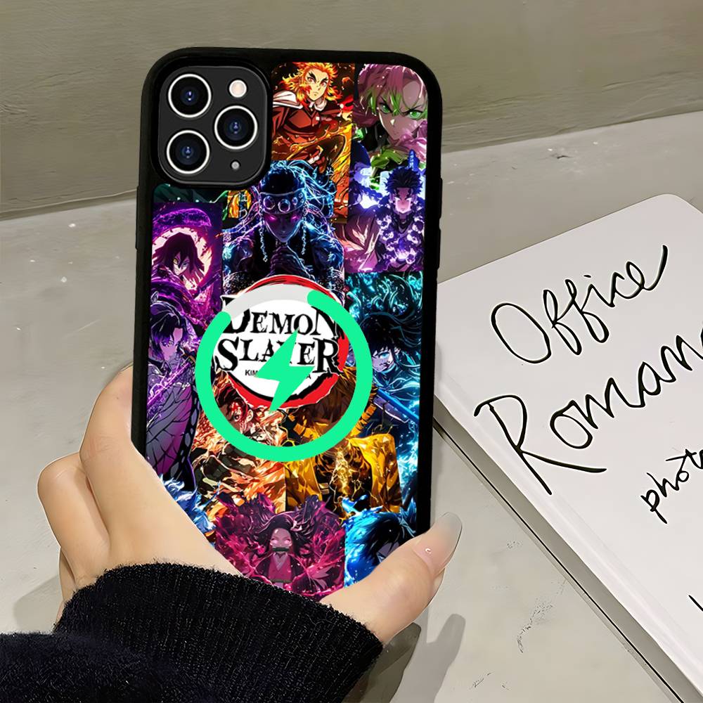 Anime Demon Slayer Magsafe Magnetic Phone Case For IPhone 17 16 Pro Max 15 Plus 14 13 12 11 Cover