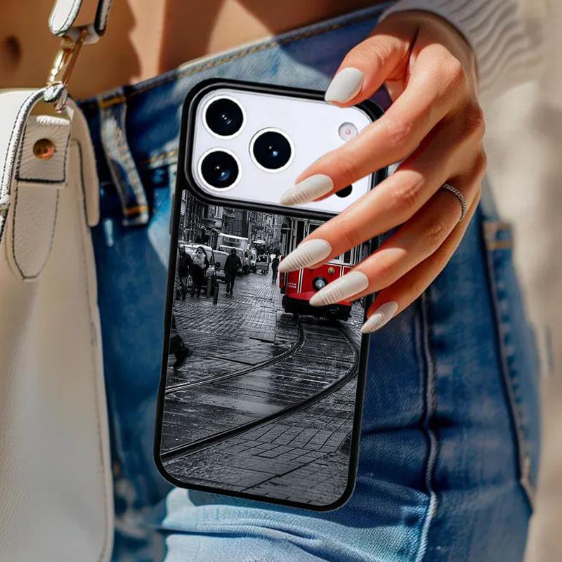 Famous London Landmarks Street Sign Phone Case For iPhone 17 Air 14 15 13 12 Max Cover For Apple 16 16e 11 Pro Max Plus Coque