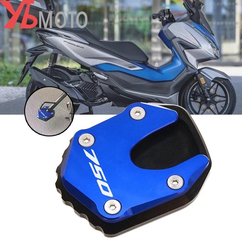 Motorcycle Aluminum Side Stand Extension Pad Kickstand Enlarge for HONDA Forza 750 Forza750 2022 Accessories