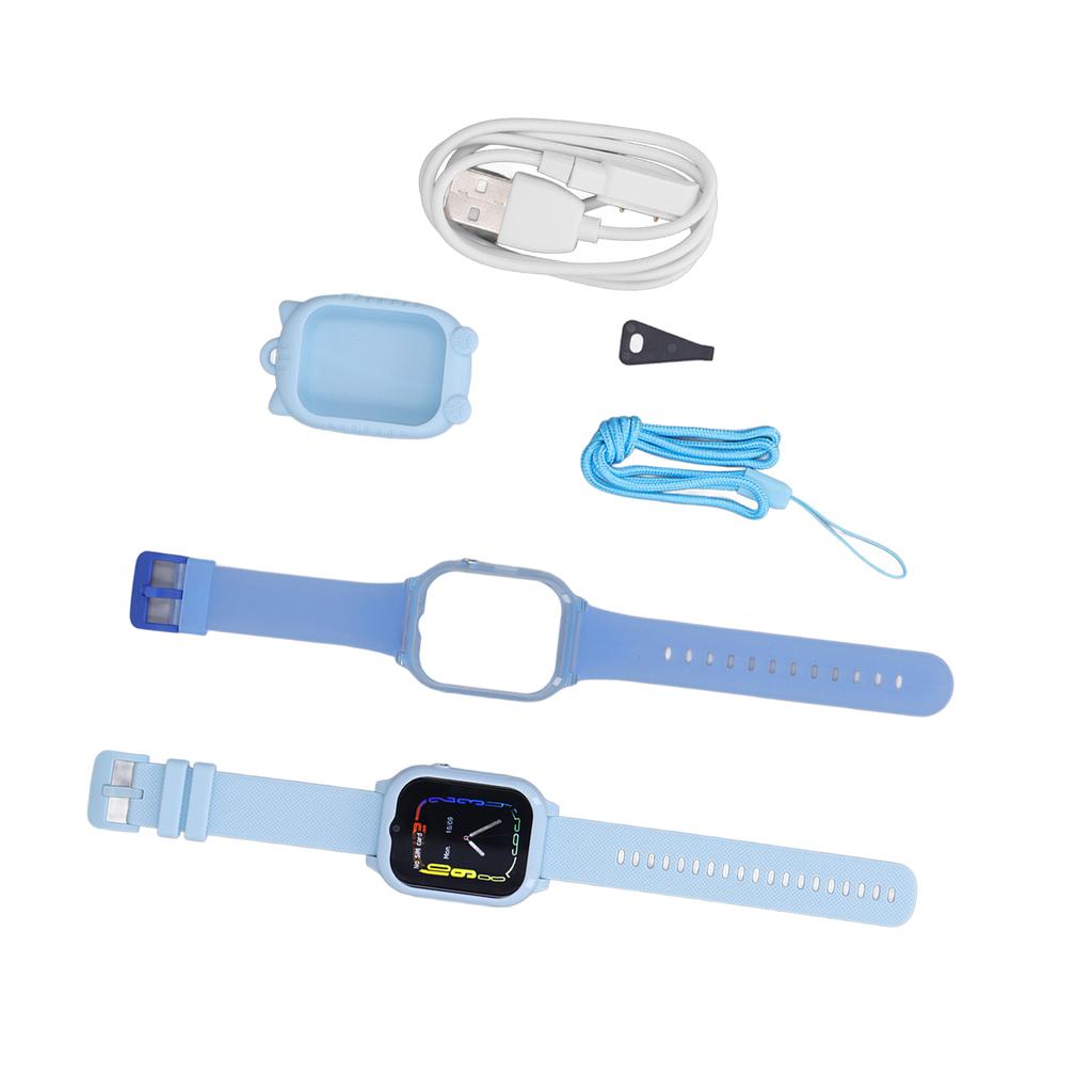 Детские умные часы с высоким разрешением, большим экраном, голосовыми сообщениями, видеозвонками, многофункциональными 4G