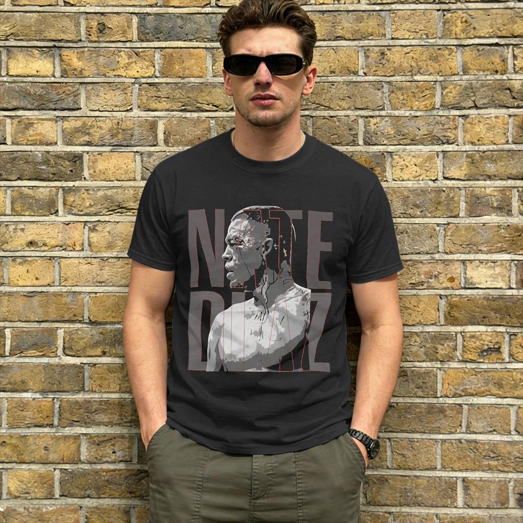 Nate Diaz 2026 Tshirt Summer 100 Cotton Tshirts For Unisexs Trending Casual Tee Shirt Short Sleeve Streetwear Tops