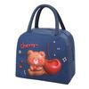 Сумка Bento с застежкой-молнией и усиленной ручкой, большая вместимость, милый мультяшный термосумка для обеда, сохранит свежесть еды в течение нескольких часов